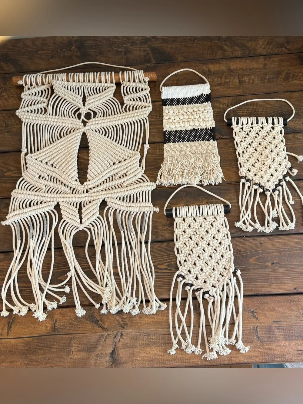 Target Boho Macrame Wall Hanging Gallery Set (4 Pieces)